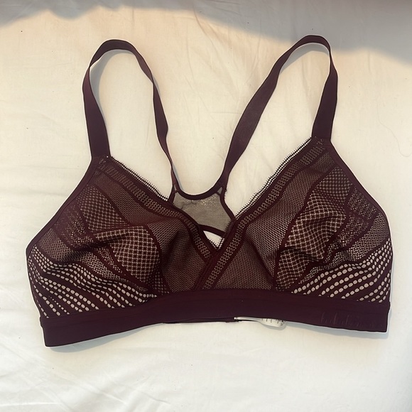 Lululemon Awake to Lace Bra in Garnet / Barely Beige - Picture 3 of 5